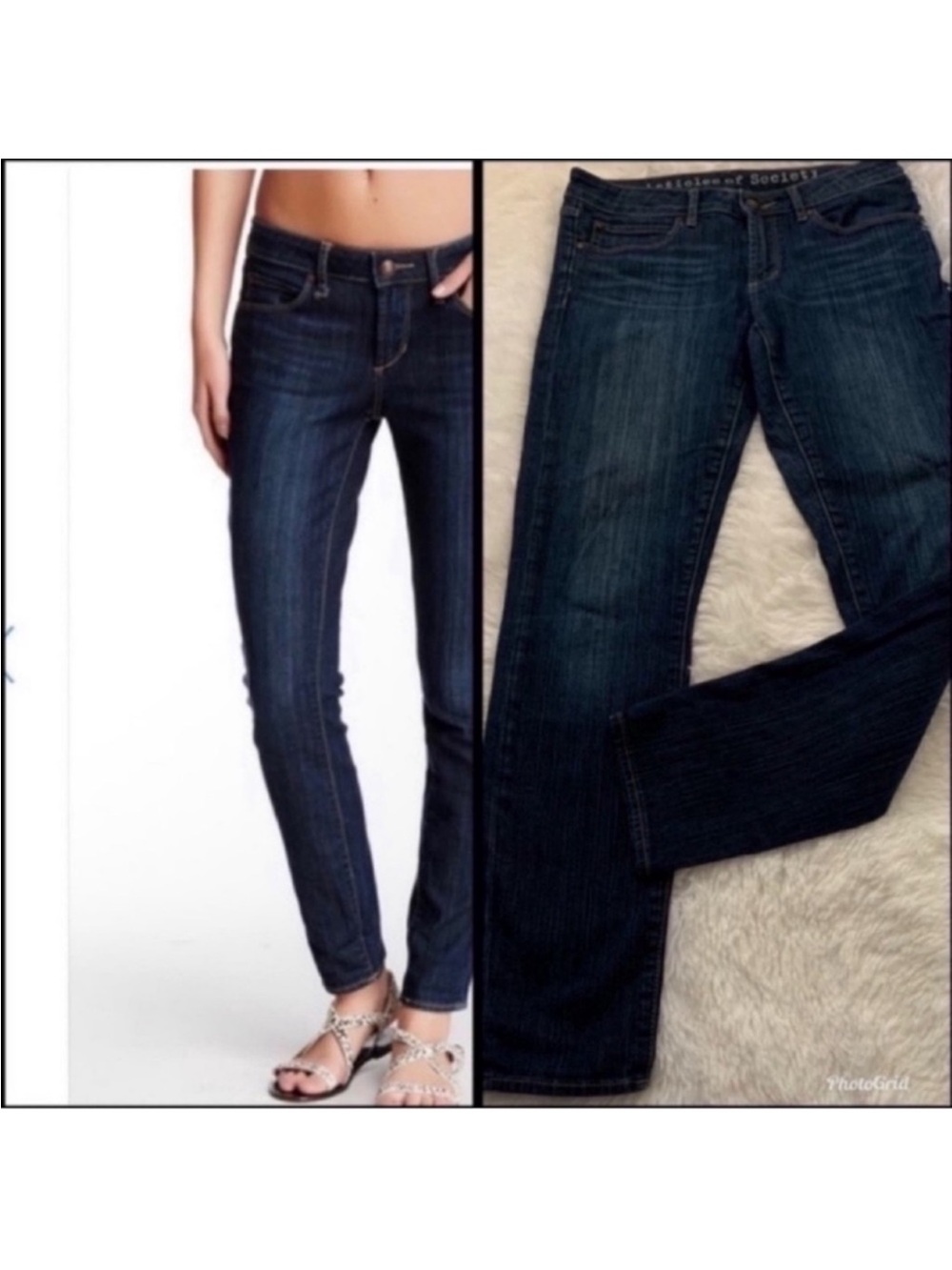 Articles Of Society Dark Indigo Skinny Jeans